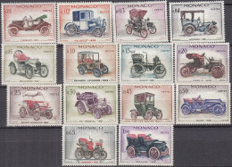 MONACO  673-686, Postfrisch **/*, Alte Automobile, 1961 - Unused Stamps