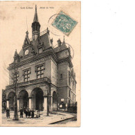 93 LES LILAS Hôtel De Ville , Enfants En Façade 1906 - Les Lilas