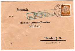 DR 1939, Landpost Stpl. STAWEDDER über Pönitz (Ostholst) Auf Brief M. 3 Pf. - Briefe U. Dokumente