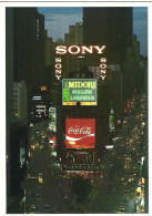 TIME SQUARE AT NIGHT, NEW YORK, UNITED STATES. UNUSED POSTCARD My3 - Time Square