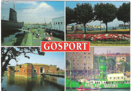 SCENES FROM GOSPORT, HAMPSHIRE, ENGLAND. USED POSTCARD My3 - Sonstige & Ohne Zuordnung