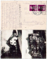 DR 1921, Später Bayern Reservestempel OBERDACHSTETTEN R Auf Sw-AK M. 2x20 Pf. - Cartas & Documentos