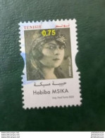 2023 Obliteré Habiba Msika  Tunisie - Fête De La Femme Tunisienne- Tunisian Women's Day - Tunesien (1956-...)