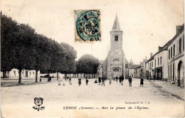 YONNE-Véron-Sur La Place De L'Eglise - PRS - Veron