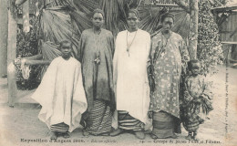 D8885 ANGERS  Exposition 1906 Groupe De Jeunes Filles Et  Fillettes - Angers