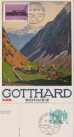 ET Maxikarte  "Gotthard SBB Schweiz"  Wassen          1982 - Storia Postale