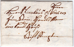 Bayern 1795, Brief V. Nesselwang N. Kempten - Prefilatelia