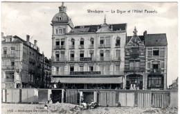 Belgien, Wenduyne, La Digue Et L'Hotel Pauwels, Gebr. Sw-AK - Sonstige & Ohne Zuordnung