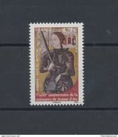 2012 Francia , Giovanna D'Arco , Serie Singola 1 Val - N° 1607 , Emissione Congiunta - MNH ** - Joint Issues