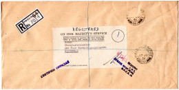 GB 1956, FPO 84 I, Registered Letter To A German Defense Office In Bielefeld - Sonstige & Ohne Zuordnung