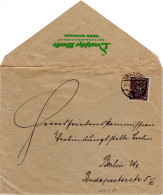 DR 207W, 20 Mk. M. Perfin Firmenlochung Auf Brief V. Spandau (Kat. 140 €) - Cartas & Documentos