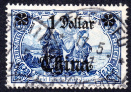 DP China 45 A, 1 Dollar/2 Mark Sauber Gestempelt TSCHIFU - Cina (uffici)