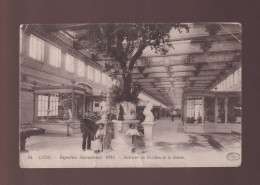 CPA - 69 - Lyon - Exposition Internationale 1914 - Intérieur Du Pavillon De La Soierie - Circulée (état Moyen) - Other & Unclassified