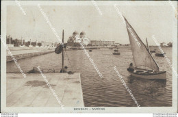 Bg256 Cartolina Ex Colonie Bengasi Marina 1928 - Andere & Zonder Classificatie