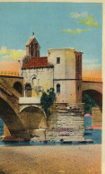 84007 01 31#1 - AVIGNON - LE PONT SAINT BENEZET - LA CHAPELLE - Avignon (Palais & Pont)