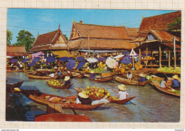 8AK3982 FLOATING MARKET NEAR BANGKOK IN THAILAND 2 SCANS - Thaïland