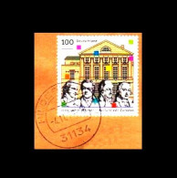 Bund / Germany: 'Weimar – Nationaltheater – Goethe – Schiller – Wieland – Herder, 1999', Mi. 2028; Yv. 1860; Sc. 2024 Oo - Gebruikt