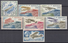 MONACO  756-761, 763, Postfrisch **, 50 Jahre Flugralley, 1963 - Nuevos