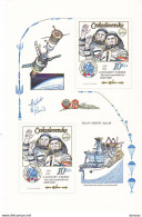 TCHECOSLOVAQUIE 1983 Espace, Cosmonautes Yvert BF 59, Michel Block 53 NEUF** MNH Cote 16 Euros - Blocks & Kleinbögen