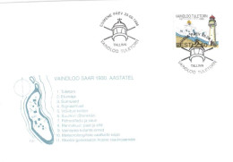 Estonia:FDC, Vaindloo Lighthouse, 1996 - Estonie