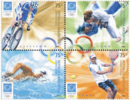 143613 MNH ARGENTINA 2004 28 JUEGOS OLIMPICOS DE VERANO ATENAS 2004 - Nuovi