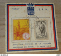 Souvenir Officiel De La Journée Nationale Du Timbre, LE HAVRE 1939 ............ Q-..... CL-5-1 - 1921-1960: Moderne