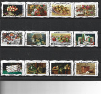 2023 FRANCE Adhésif 2332-43 Oblitérés, Tableaux, Natures Mortes, Série Complète - Used Stamps