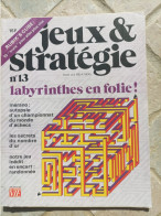 Science Et Vie Jeux & Stratégies N° 13 Avec Encart Jeu - Wetenschap