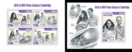 Maldives 2013, Royal Baby, Prince George, 4val In BF +BF - Koniklijke Families