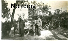 PHOTO FRANCAISE - POILUS AU POSTE DE SECOURS A SAINT HILAIRE LE GRAND PRES DE SOUAIN - PERTHES MARNE GUERRE 1914 - 1918 - Guerra, Militari