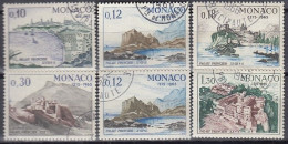 MONACO  812-815, 817, Gestempelt, 750 Jahre Fürstenpalast, 1966 - Used Stamps