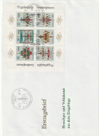 DDR, FDC  Kleinbogen "Weihnachtsspinnen" - Otros & Sin Clasificación