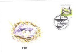 Estonia:FDC, Matsalu Nature Park, Birds, 1995 - Estonia