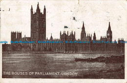 R041503 The Houses Of Parliament. London. 1919 - Autres & Non Classés