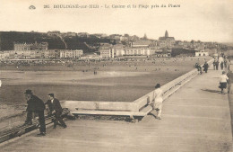 CPA France Boulogne-sur-Mer Casino Et La Plage - Boulogne Sur Mer