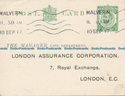 R040618 Old Written Postcard. The Manager Life Department. London Assurance Corp - Other & Unclassified