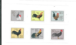 DF65 - TIMBRES DDR - POULES - Fattoria