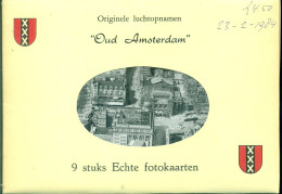 Nederland 1925 Mapje Met 9 Oude Luchtfoto's Amsterdam - Amsterdam