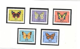 DF67 - TIMBRES DDR - PAPILLONS - Vlinders