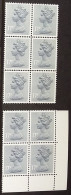 2 X GB Blocks Of 17p Machins On Phosphor Paper UM/MNH SG X952 - 1 X Block Of 6 & 1 X Corner Marginal Block Of 4 - Série 'Machin'