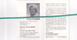 Maria Bielen-Bex, Zonhoven 1916, Genk 1990. Foto - Overlijden