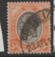 South Africa 1913   SG 8a   3d  Dull Orange Red   Fine Used - Usati