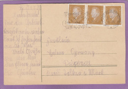 POSTKARTE MIT STEMPEL " HIRSCHBERG,RIESENGEBIRGE,SCHLESIEN " (JELENIA GORA, POLEN). - Covers & Documents