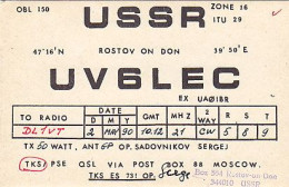 AK 210701  USSR - Rostov On Don - Radio Amatoriale