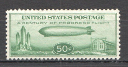 B1518 1933 Usa Dirigibles Progress Flight Michel 100 Euro #358 Mnh - Andere & Zonder Classificatie