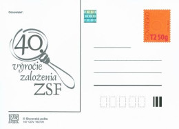 CDV 167 Slovakia 40 Years Of The Slovak Philatelist Union 2009 - Altri & Non Classificati