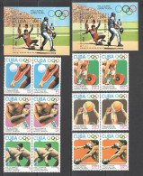 O0079 1984 Olympic Games Los Angeles Sport 2Bl+2Set Mnh - Sonstige & Ohne Zuordnung