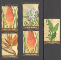 O0104 2011 Tanzania Flora Flowers Of Africa #1850-52 Set Mnh - Autres & Non Classés