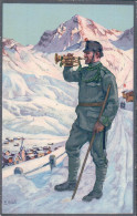 Armée Suisse, Trompeters Morgenlied, Litho, Illustrateur E.Hodel (490) - War 1914-18