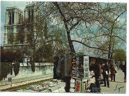 NOTRE-DAME ET LES BOUQUINISTES / NOTRE-DAME AND THE SECOND HAND BOOSKSELLERS.- PARIS.- ( FRANCIA ) - Notre Dame Von Paris